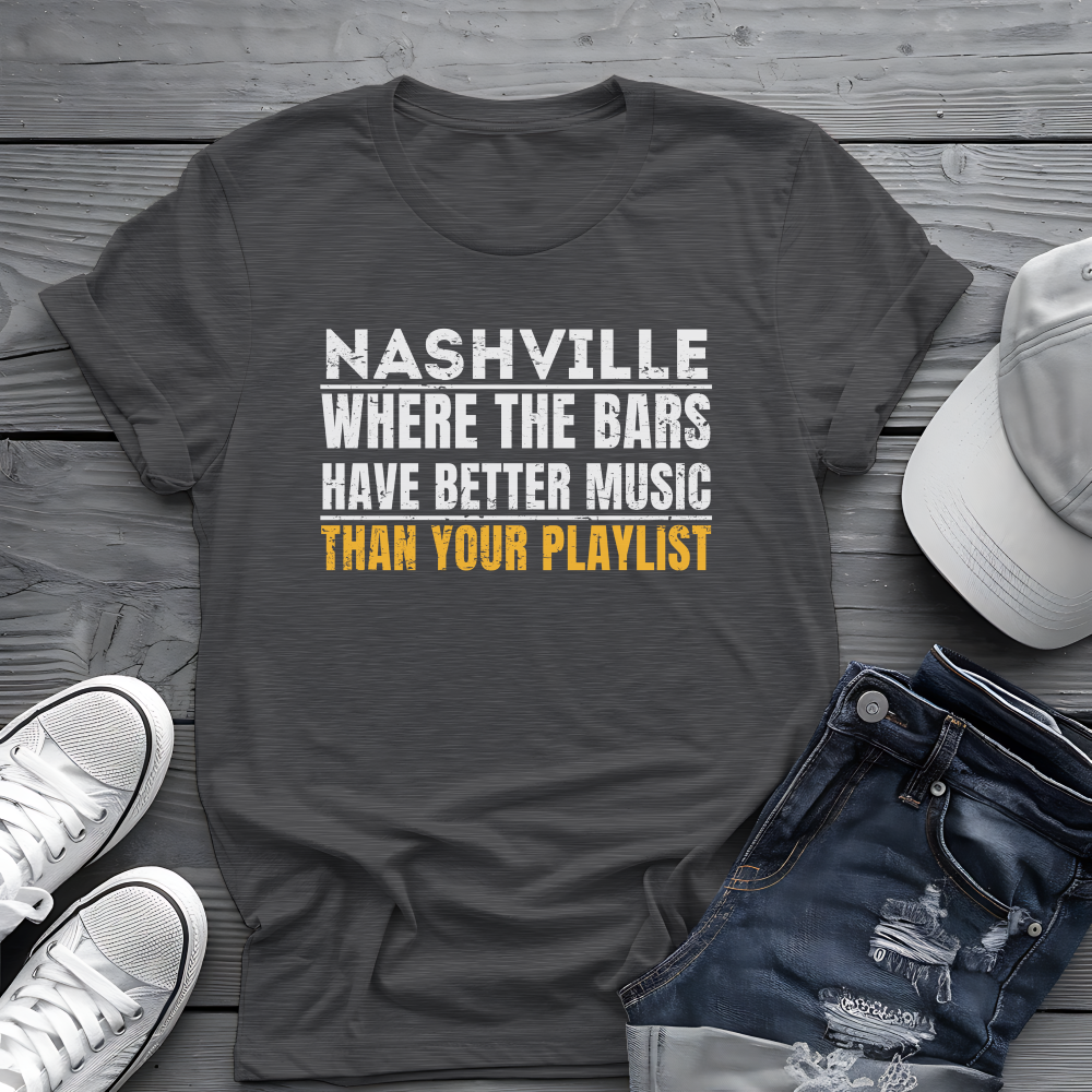 Nashville Live Music Tee πΆ Funny Music City Shirt