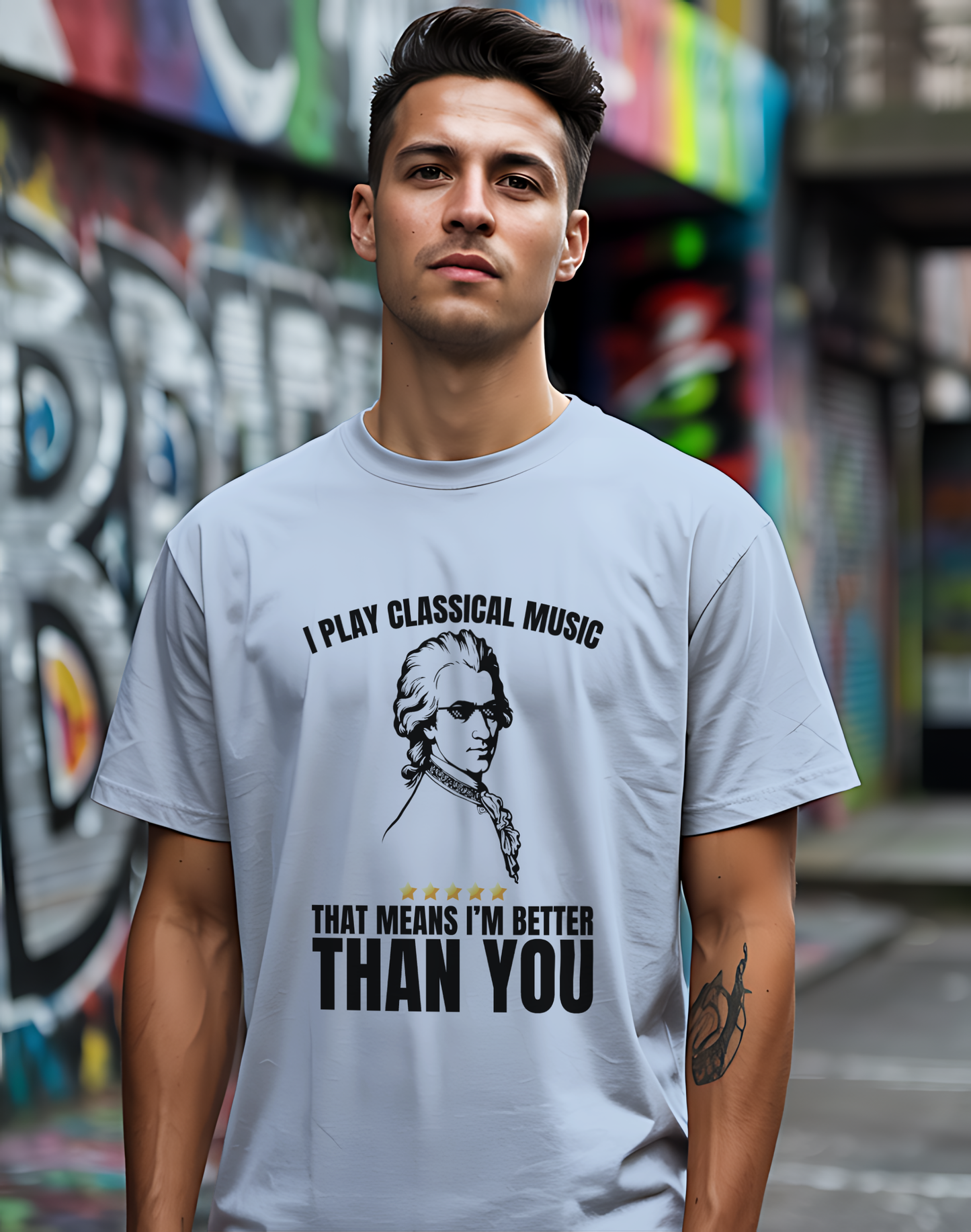 I Play Classical Music Tee 🎻 Funny Mozart Shirt