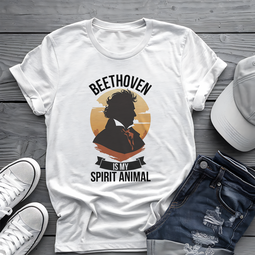 Beethoven Spirit Animal Tee πΆ Funny Classical Music Shirt
