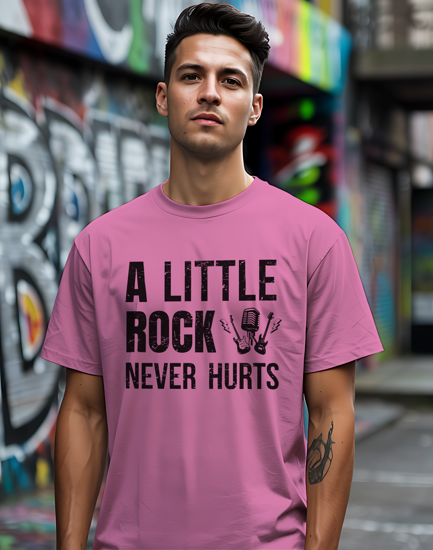 A Little Rock Tee πΈ Funny Rock Music Shirt - Rocker Gift