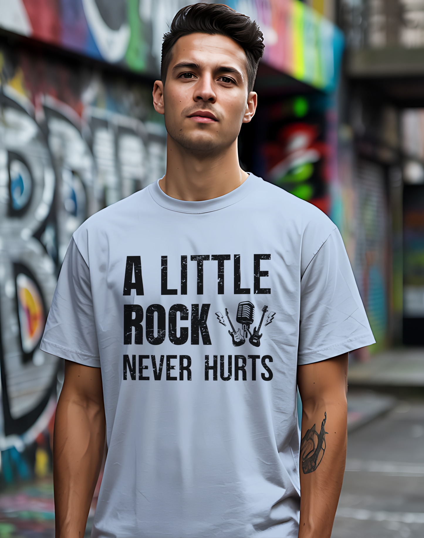 A Little Rock Tee πΈ Funny Rock Music Shirt - Rocker Gift