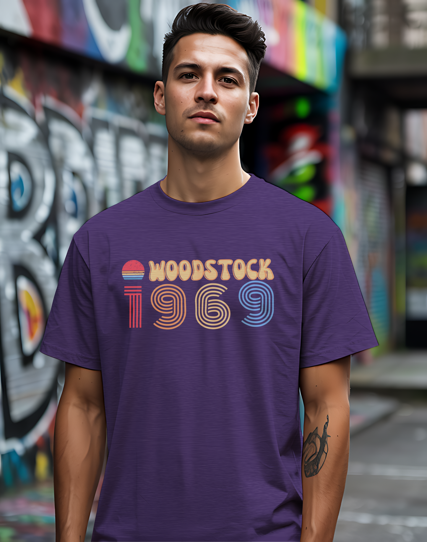 Woodstock 1969 Tee ☮️ Retro Music Festival Shirt