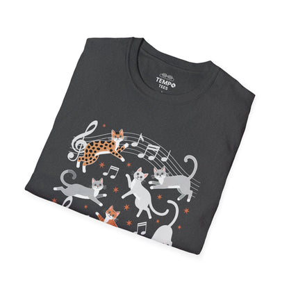 Musical Cats Tee 🎶 Meowsical Funny Cat Lover Shirt