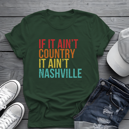 Retro Nashville Tee 🎶 Funny Country Music Shirt