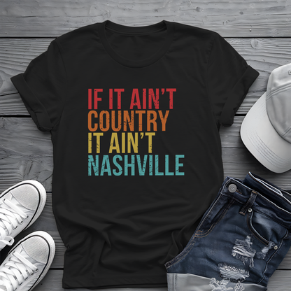 Retro Nashville Tee 🎶 Funny Country Music Shirt