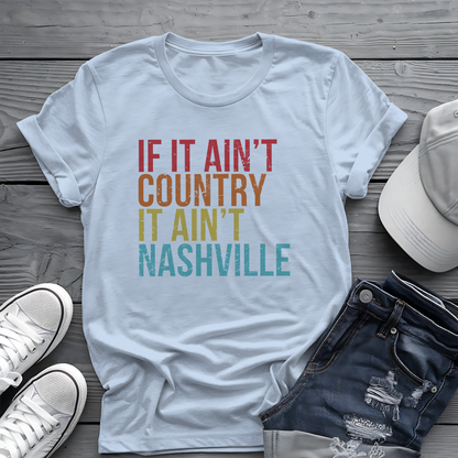 Retro Nashville Tee 🎶 Funny Country Music Shirt