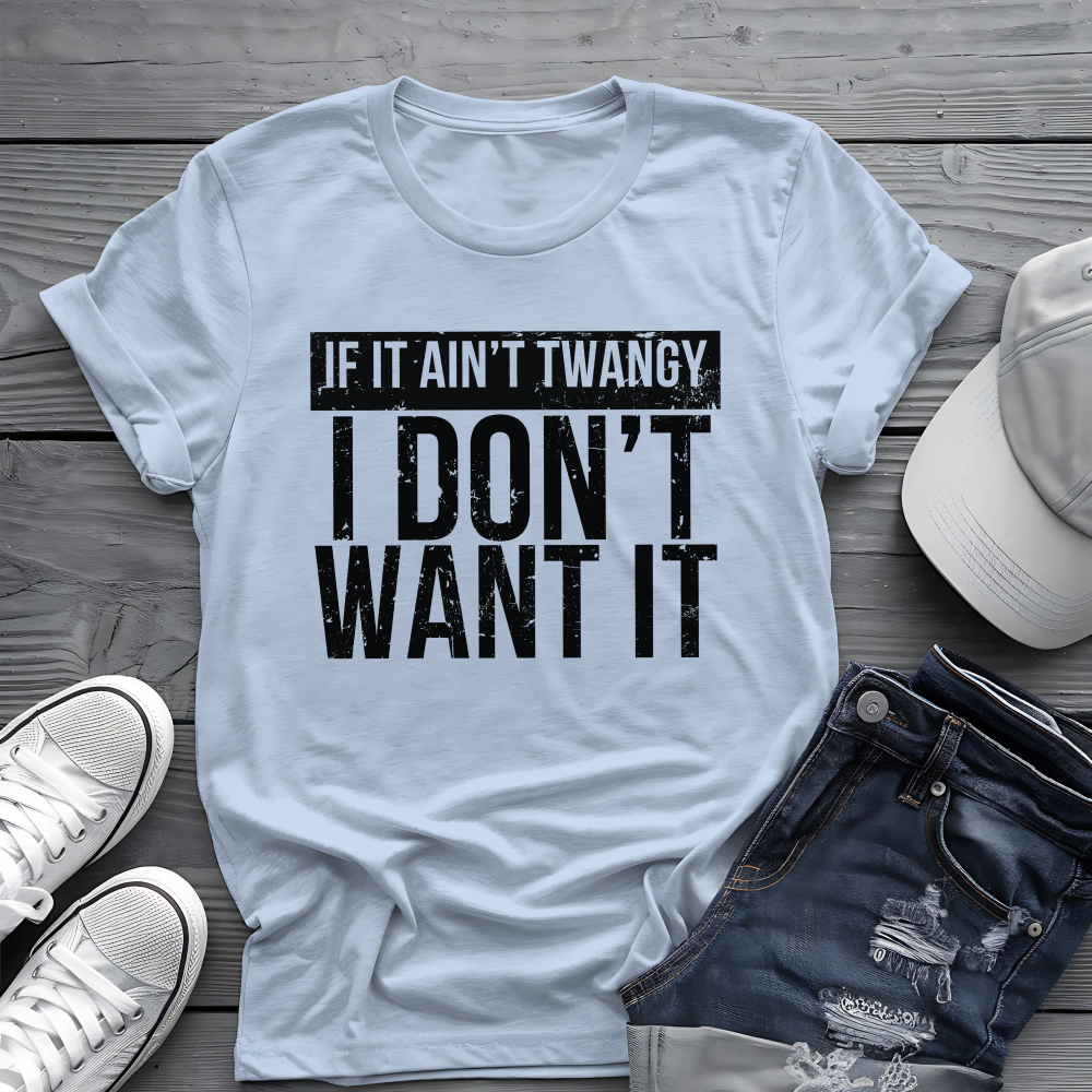 Twangy Music Tee 🎸 Funny Country Shirt