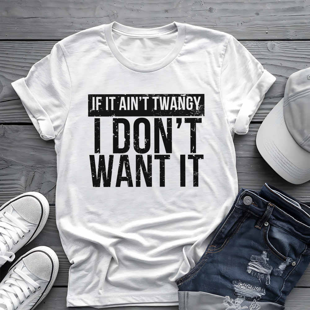 Twangy Music Tee 🎸 Funny Country Shirt