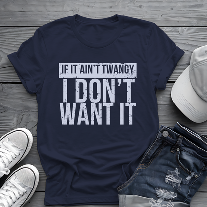 Twangy Music Tee 🎸 Funny Country Shirt