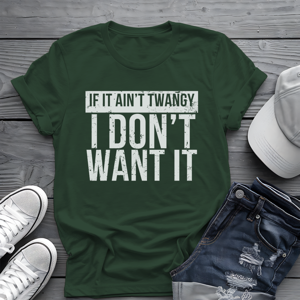 Twangy Music Tee 🎸 Funny Country Shirt