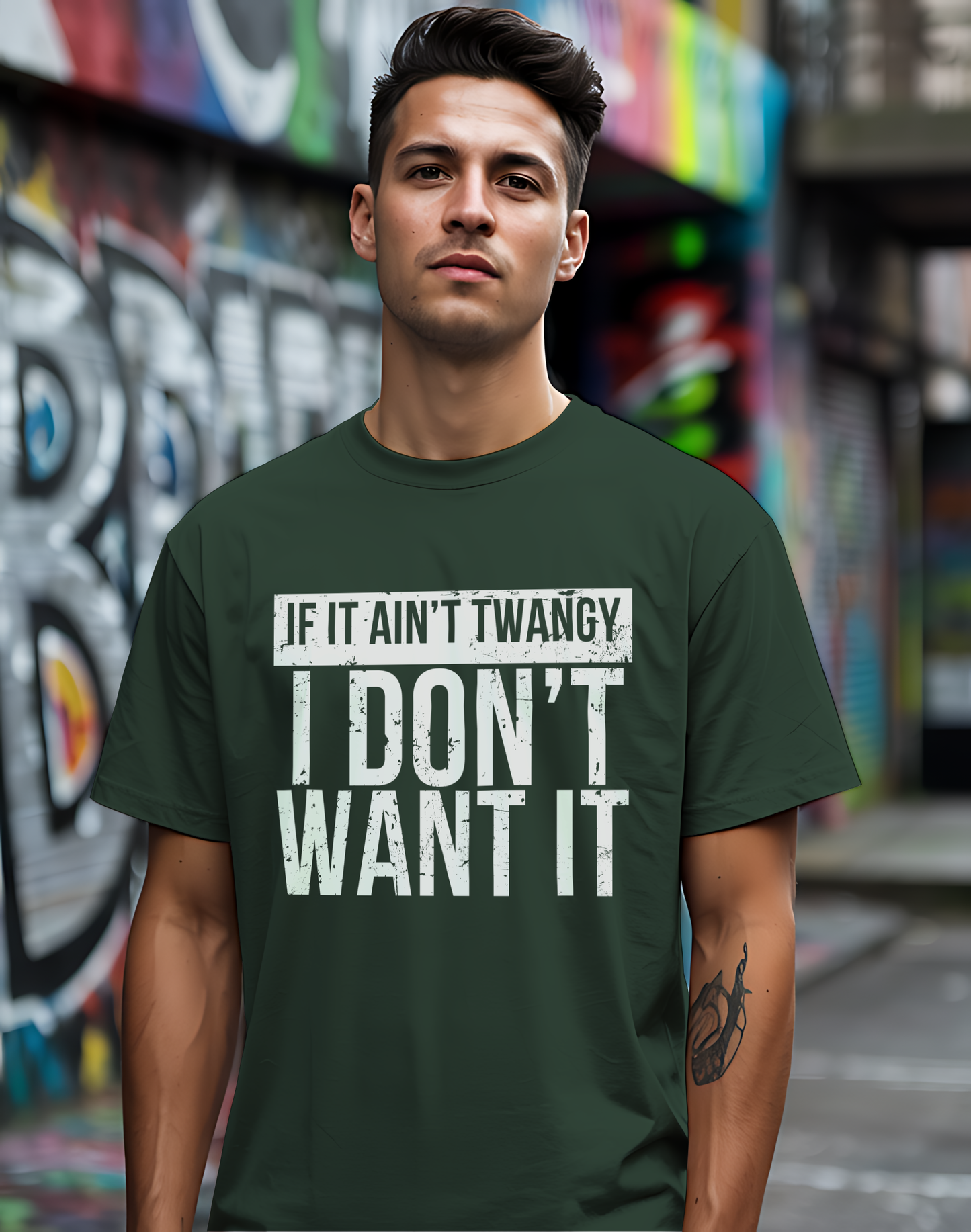 Twangy Music Tee 🎸 Funny Country Shirt