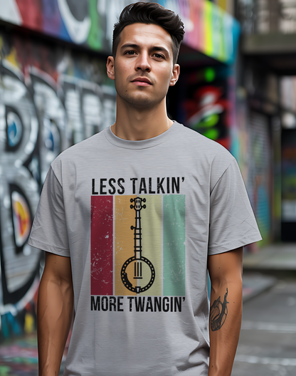 Twangin' Banjo Tee 🎸 Funny Country Music Shirt