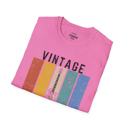 Vintage Is My Brand Tee 🎸 Retro Guitar Shirt - Vintage Style Gift