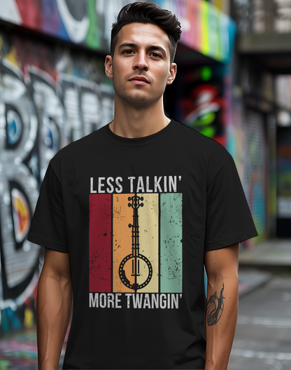 Twangin' Banjo Tee 🎸 Funny Country Music Shirt