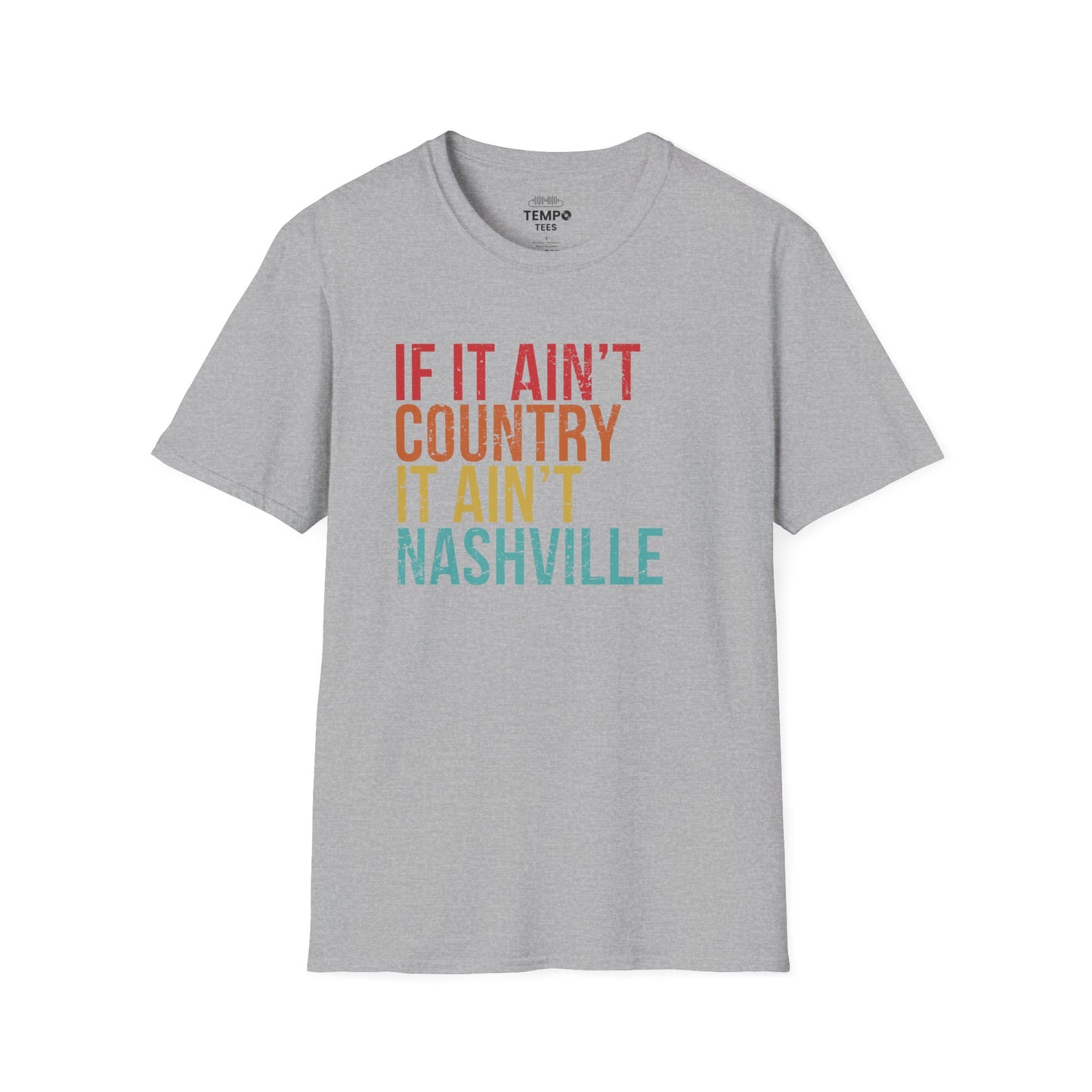 Retro Nashville Tee 🎶 Funny Country Music Shirt