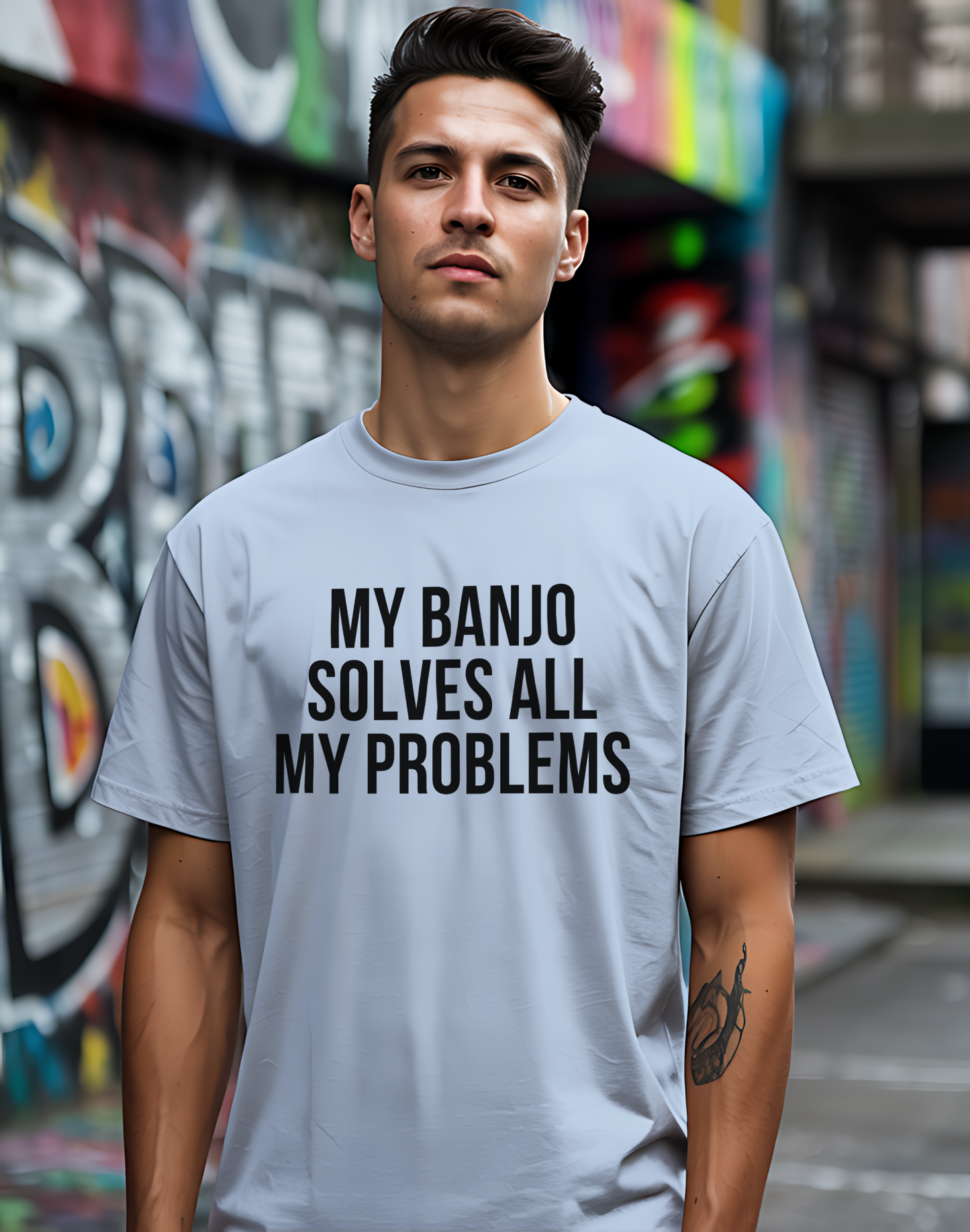 Banjo Problem Solver Tee 🎸 Funny Banjo Player Shirt