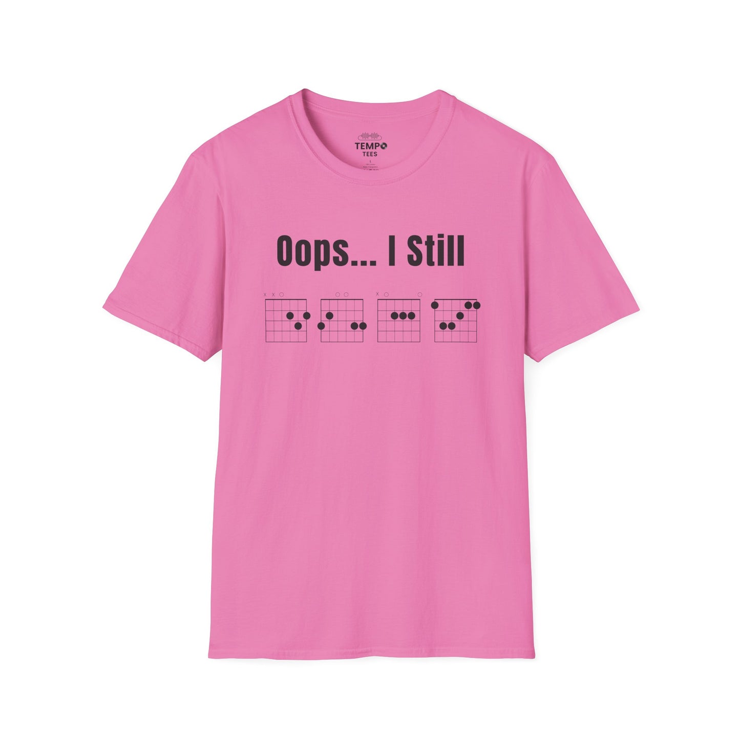 Oops... I Still DGAF Tee 🎸 Funny Chord Diagram Shirt - Musician Gift