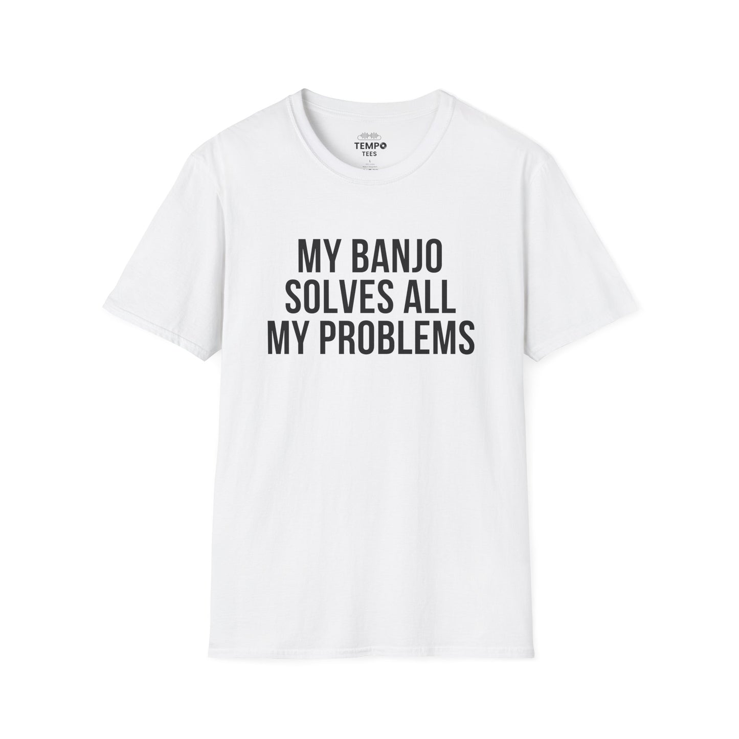 Banjo Problem Solver Tee 🎸 Funny Banjo Player Shirt