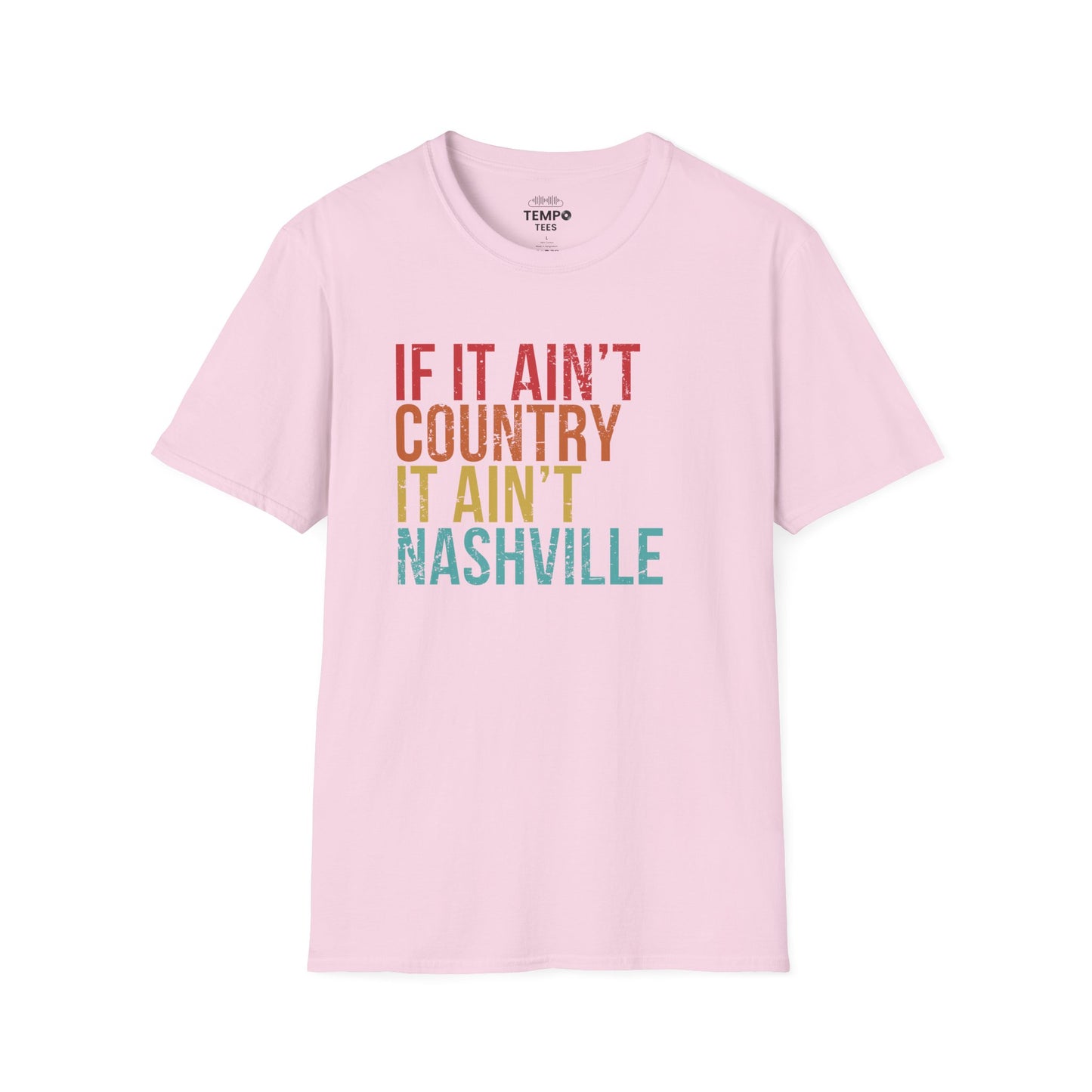 Retro Nashville Tee 🎶 Funny Country Music Shirt