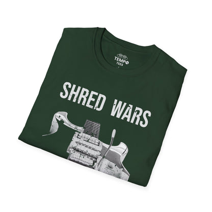 Shred Wars Tee 🎸 Electric Guitar Shirt - Guitarist Competition Gift