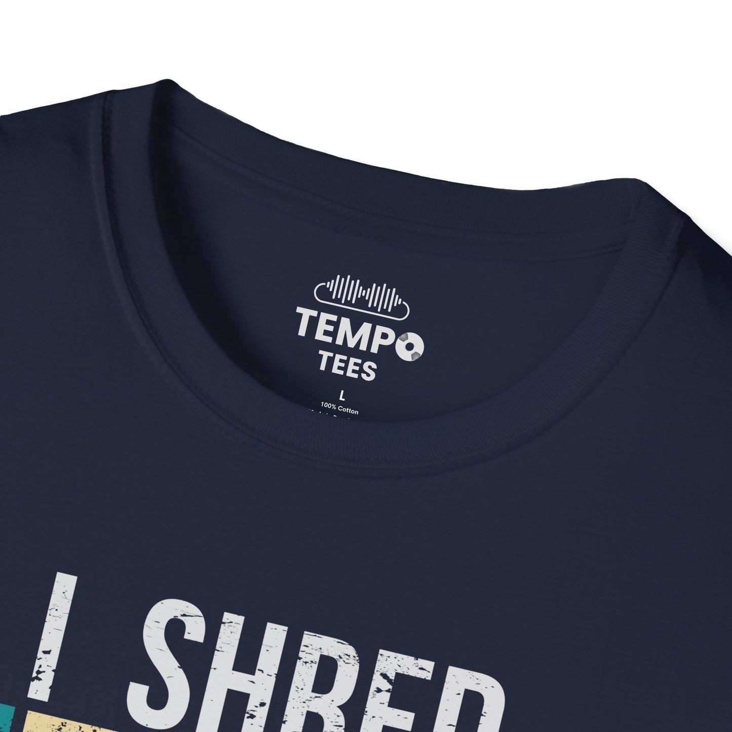 I Shred Therefore I Am T-Shirt 🎸 Retro Guitar Philosophy Shirt