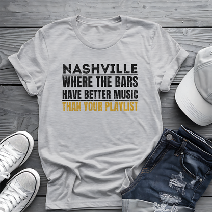 Nashville Live Music Tee 🎶 Funny Music City Shirt
