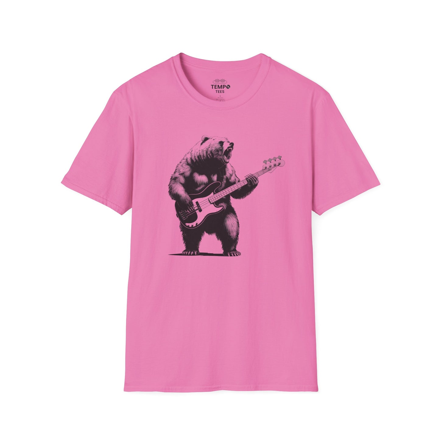 Bass Grizzly Bear Tee 🐻 Funny Music Shirt