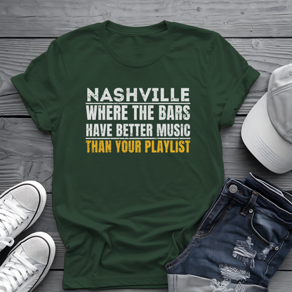 Nashville Live Music Tee 🎶 Funny Music City Shirt