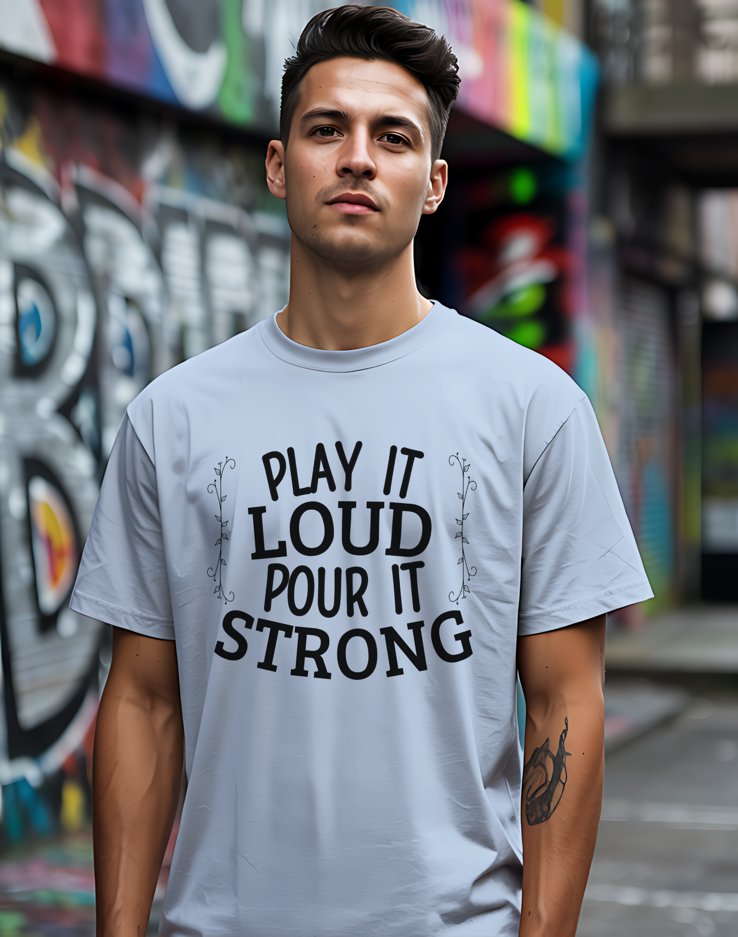 Play It Loud Tee 🎶 Drink Lover Shirt - Party Gift
