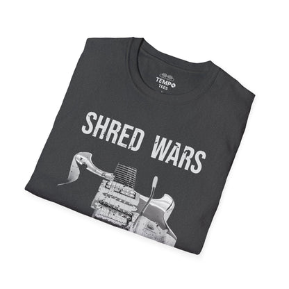 Shred Wars Tee 🎸 Electric Guitar Shirt - Guitarist Competition Gift