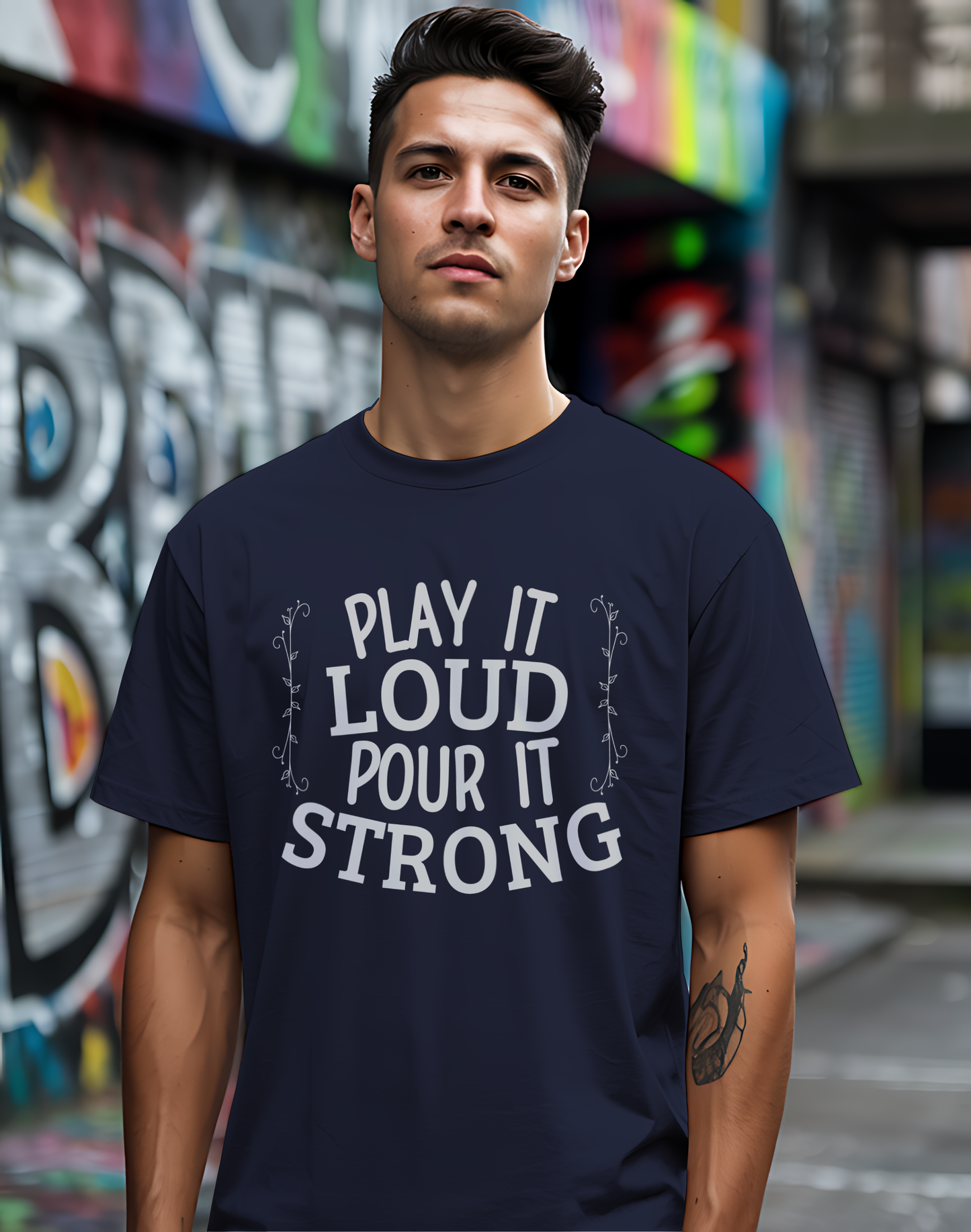Play It Loud Tee 🎶 Drink Lover Shirt - Party Gift