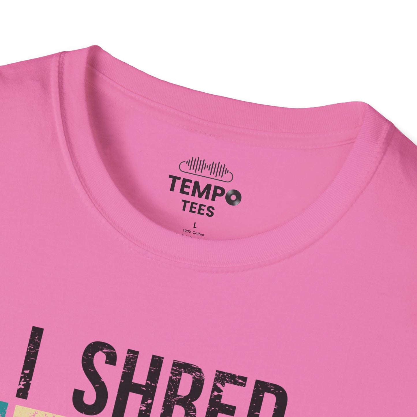 I Shred Therefore I Am T-Shirt 🎸 Retro Guitar Philosophy Shirt