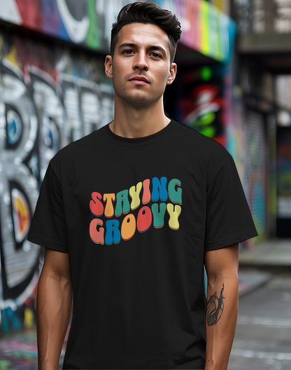 Staying Groovy Tee ✌️ Retro 70s Shirt