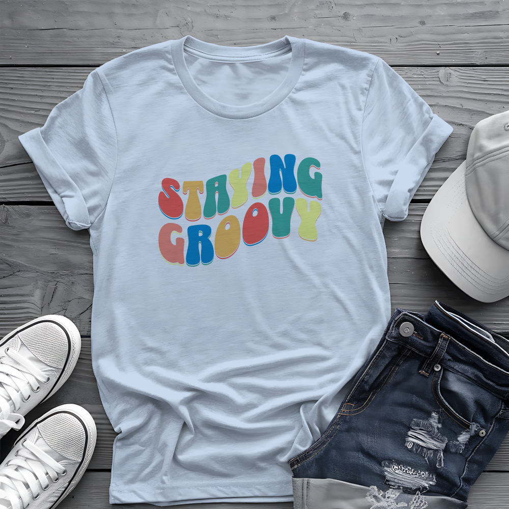 Staying Groovy Tee ✌️ Retro 70s Shirt