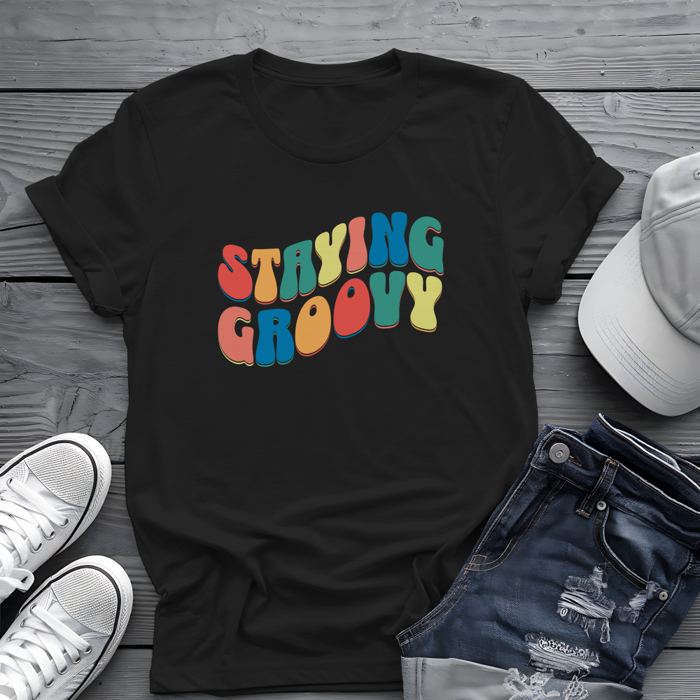 Staying Groovy Tee ✌️ Retro 70s Shirt