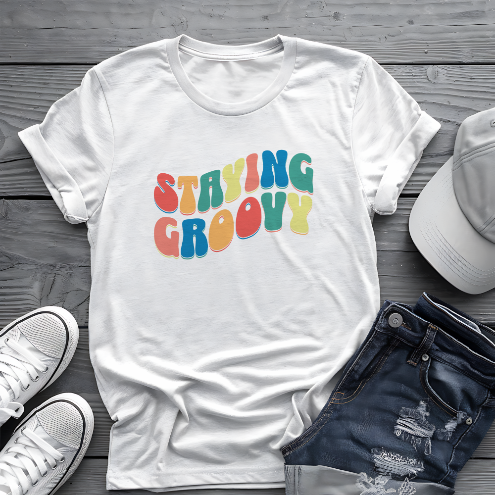 Staying Groovy Tee ✌️ Retro 70s Shirt