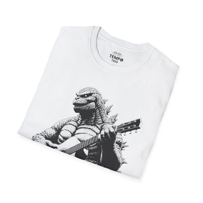 Godzilla Guitar Tee 🎸 Funny Music Shirt - Pop Culture Gift