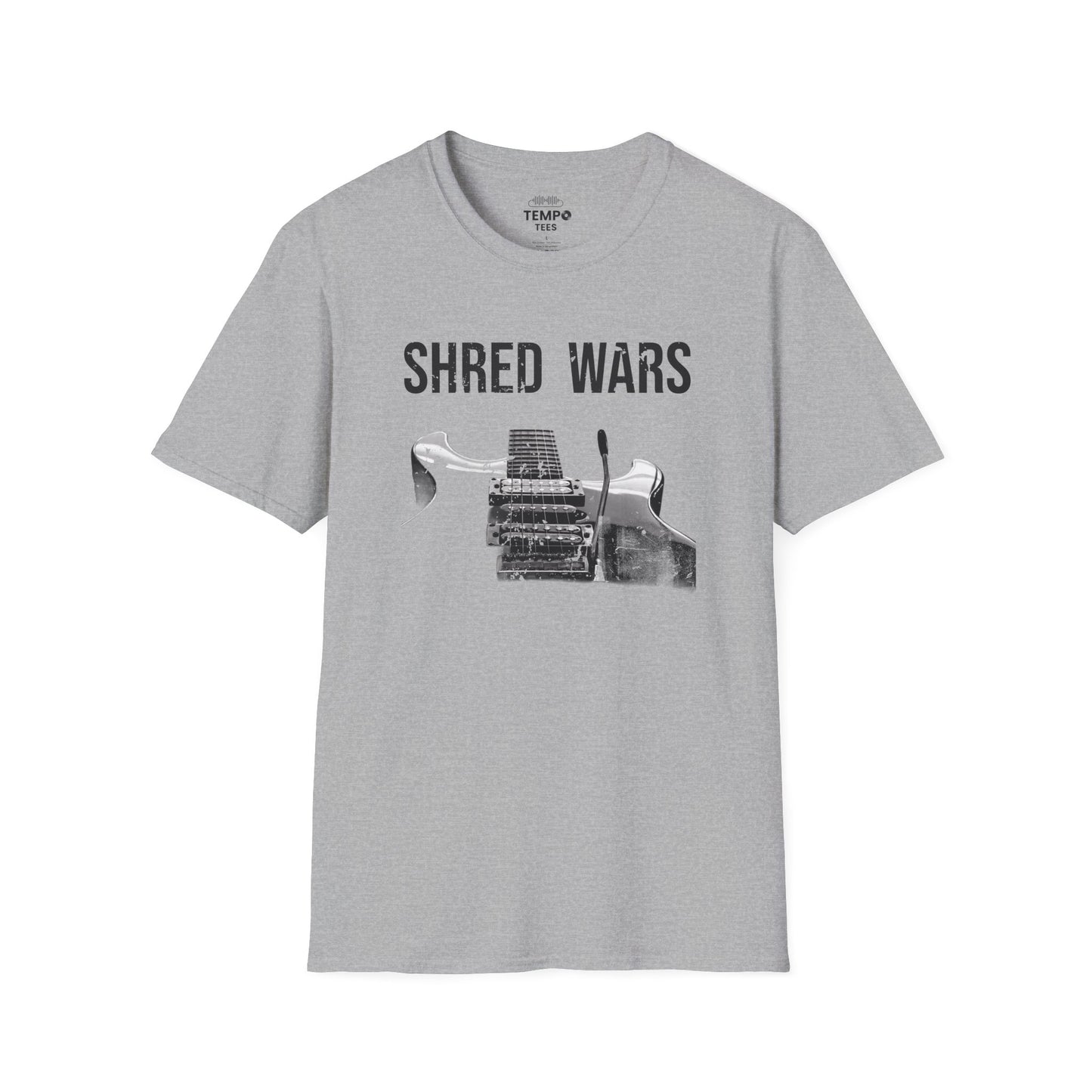 Shred Wars Tee 🎸 Electric Guitar Shirt - Guitarist Competition Gift