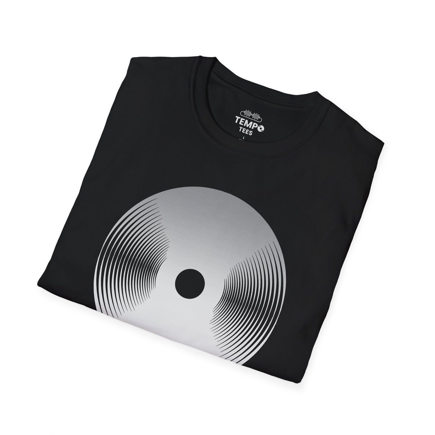 Melting Vinyl Record Tee 🎶 Abstract Music Art Shirt - Vinyl Lover Gift