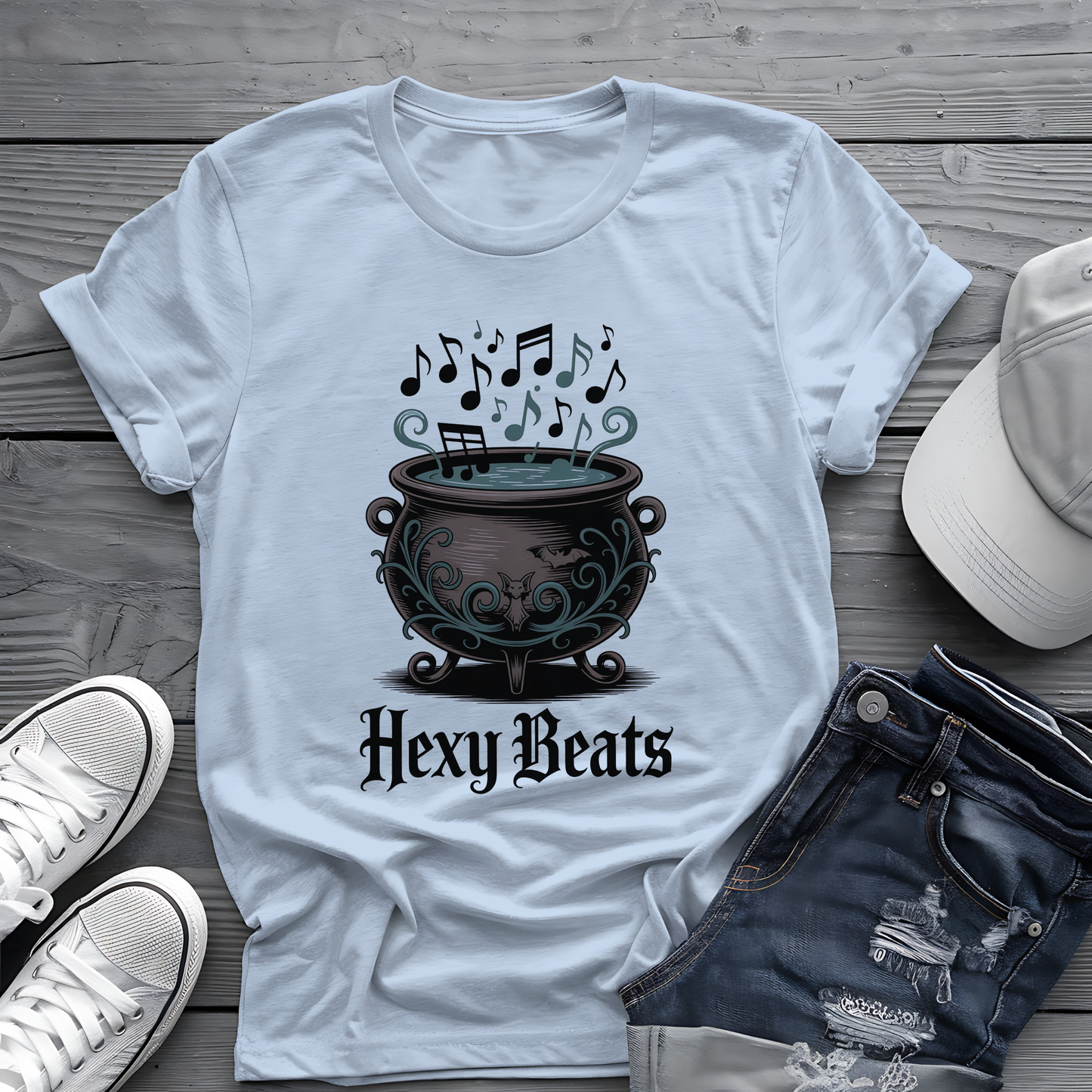 Hexy Beats Tee 🎃 Spooky Music Shirt