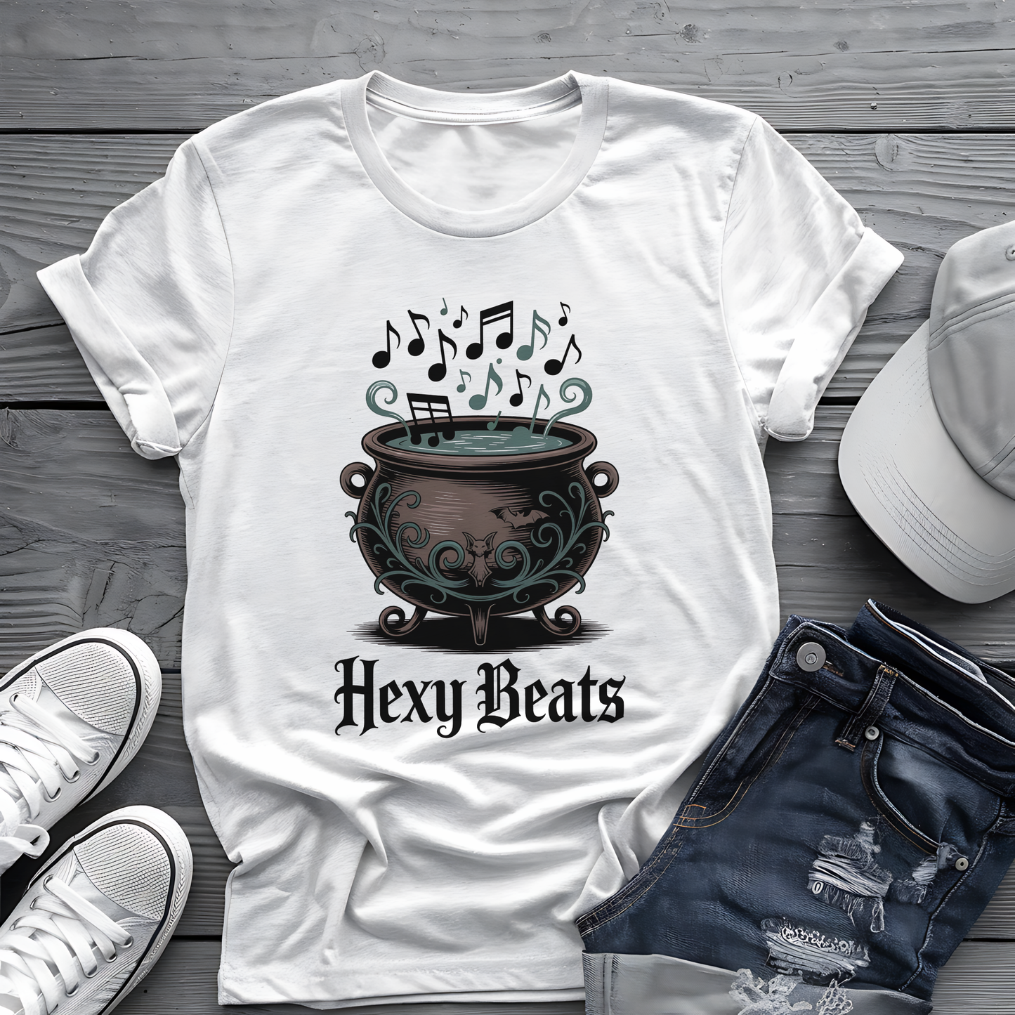 Hexy Beats Tee 🎃 Spooky Music Shirt