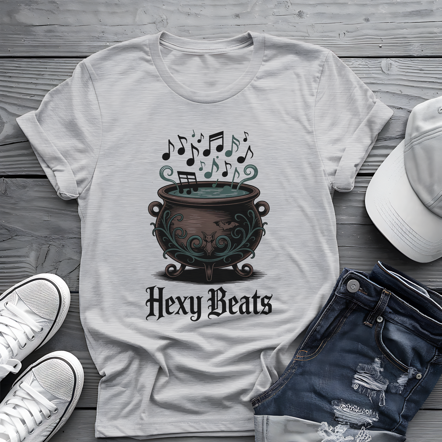 Hexy Beats Tee 🎃 Spooky Music Shirt
