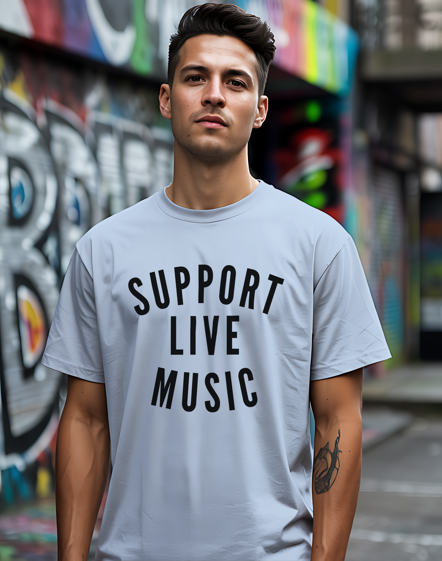 Support Live Music Tee 🎶 Concert Lover Shirt - Music Advocate Gift