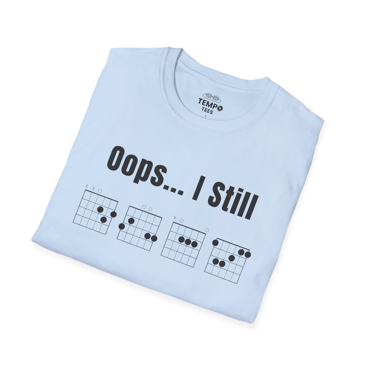 Oops... I Still DGAF Tee 🎸 Funny Chord Diagram Shirt - Musician Gift