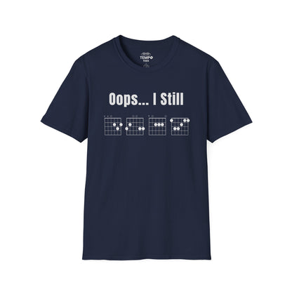 Oops... I Still DGAF Tee 🎸 Funny Chord Diagram Shirt - Musician Gift