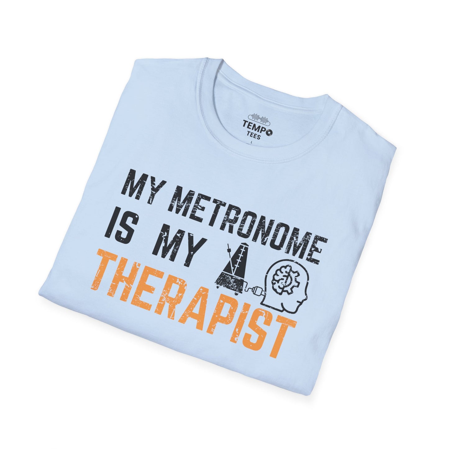 Metronome Therapist Tee 🎶 Funny Musician Shirt - Music Humor Gift