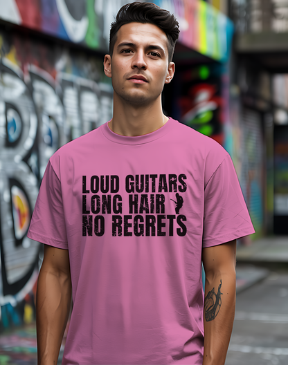 Loud Guitars Tee 🎸 Rock Music Shirt