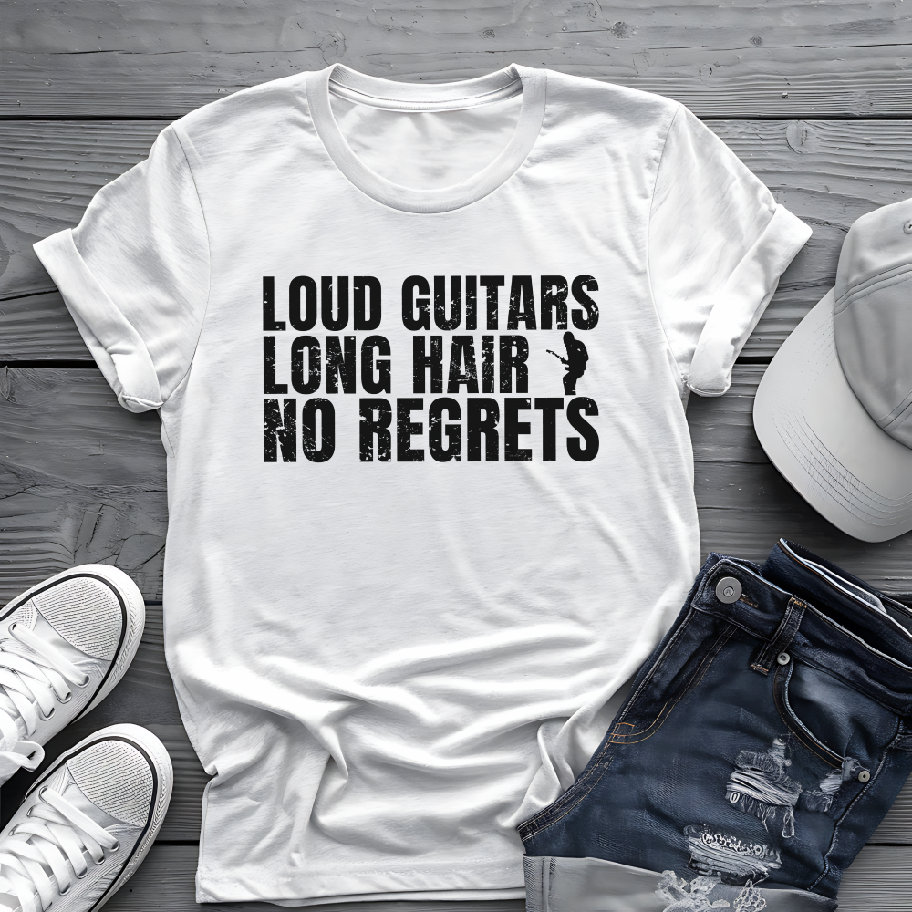 Loud Guitars Tee 🎸 Rock Music Shirt