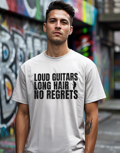 Loud Guitars Tee 🎸 Rock Music Shirt
