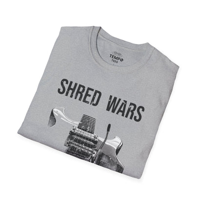 Shred Wars Tee 🎸 Electric Guitar Shirt - Guitarist Competition Gift